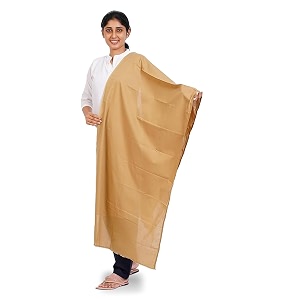 happy bunny pure cotton dupatta for women 25m soft lightweight and breathable skin chunni versatile solid color stole for everyday styling and festive outfits