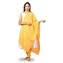 Happy Bunny Pure Cotton Dupatta for Women (2.5m) Soft, Lightweight, and Breathable Skin Chunni, Versatile Solid Color Stole for Everyday Styling and Festive Outfits
