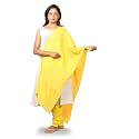 Happy Bunny Pure Cotton Dupatta for Women (2.5m) Soft, Lightweight, and Breathable Skin Chunni, Versatile Solid Color Stole for Everyday Styling and Festive Outfits