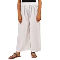 Happy Bunny Stylish Rayon Palazzo Pants for Girls – Skin Friendly, Solid Flowy Design with Mild Shine, Regular Fit Full Length Wide Leg Trousers for Party & Outdoor Wear