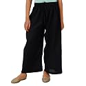 Happy Bunny Stylish Rayon Palazzo Pants for Girls – Skin Friendly, Solid Flowy Design with Mild Shine, Regular Fit Full Length Wide Leg Trousers for Party &amp; Outdoor Wear