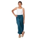 Happy Bunny Stylish Rayon Palazzo Pants for Girls – Skin Friendly, Solid Flowy Design with Mild Shine, Regular Fit Full Length Wide Leg Trousers for Party &amp; Outdoor Wear