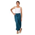 Happy Bunny Stylish Rayon Palazzo Pants for Girls – Skin Friendly, Solid Flowy Design with Mild Shine, Regular Fit Full Length Wide Leg Trousers for Party &amp; Outdoor Wear