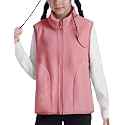 Happy Cherry 2025 Kids Winter Fleece Vest Boys Girls Fleece Stand Collar Fuzzy Fall Winter Warm Outerwear with Pockets