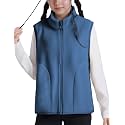 Happy Cherry 2025 Kids Winter Fleece Vest Boys Girls Fleece Stand Collar Fuzzy Fall Winter Warm Outerwear with Pockets