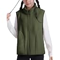 Happy Cherry 2025 Kids Winter Fleece Vest Boys Girls Fleece Stand Collar Fuzzy Fall Winter Warm Outerwear with Pockets