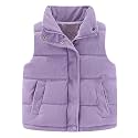 Happy Cherry Corduroy Vest for Toddler Baby Sleeveless Winter Jacket Stand Collar Thick Warm Coat 1-10Y