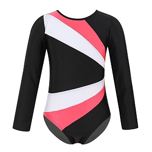 happy cherry girls gymnastics leotard sleeveless fitness outfit unitard dance clothing leotard bodysuit 3-14 year