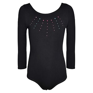 happy cherry girls gymnastics leotard sleeveless fitness outfit unitard dance clothing leotard bodysuit 3-14 year