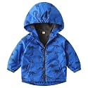 Happy Cherry Kids Boys Girls Fleece Lined Windbreaker Jacket Fashion Prints Hoodie for Fall Winter