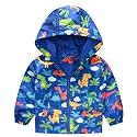 Happy Cherry Kids Boys Girls Fleece Lined Windbreaker Jacket Fashion Prints Hoodie for Fall Winter