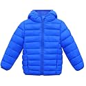 Happy Cherry Kids Lightweight Puffer Jacket Packable Bubble Coat Down Cotton Coats Zip Up Hooded Outwear
