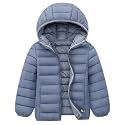Happy Cherry Kids Lightweight Puffer Jacket Packable Bubble Coat Down Cotton Coats Zip Up Hooded Outwear