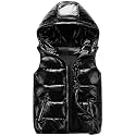 Happy Cherry Kids Winter Vest Hooded Zip Windproof Padded Vest with Pockets