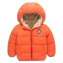 Happy Cherry Toddler Down Jacket Removable Hooded Windproof Snow Winter Coat Outwear