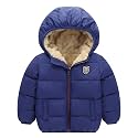 Happy Cherry Toddler Down Jacket Removable Hooded Windproof Snow Winter Coat Outwear