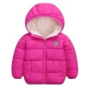 Happy Cherry Toddler Down Jacket Removable Hooded Windproof Snow Winter Coat Outwear