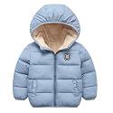 Happy Cherry Toddler Down Jacket Removable Hooded Windproof Snow Winter Coat Outwear