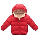 Happy Cherry Toddler Down Jacket Removable Hooded Windproof Snow Winter Coat Outwear