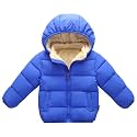 Happy Cherry Toddler Down Jacket Removable Hooded Windproof Snow Winter Coat Outwear