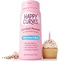HAPPY CURVES Talc-Free Anti-Chafe Deodorant Body Dusting Powder for Women