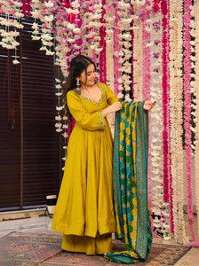 Happy Design Women Kurta Palazzo Dupatta Set