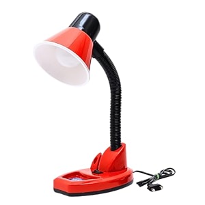 happy e table lamp with pen holder study lamp for students flexible gooseneck onoff switch b22 bulb holder red and black blub not included