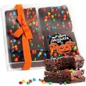 Happy Halloween cookies brownies Gift Basket Chocolate Fudge Brownie Cake Gift For Men Women Package | Nut Free Dairy Free