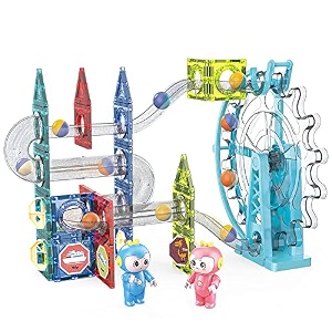 happy hues light-music-electric magnetic tiles- building blocks for kids 80 pieces light amp musical ferris wheel marble run  3d steam toys for kids  boys girls style-01