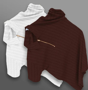 Happy Khajana Self Design Men Polo Neck