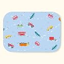 Car Print Waterproof Multipurpose Medium Premium Baby Mat for Diaper Changing, Playtime, Naptime &amp; Tummy Time | Easy to Clean &amp; Carry &amp; Travel Friendly | Ideal for Gifting/Baby Shower
