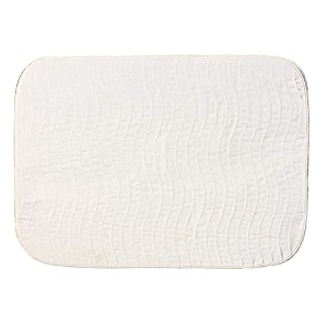 waterproof white solid large premium adult mat  easy to clean amp carry amp travel friendly  bed protector reusable underpad  ideal for elderly care  adult dry sheet