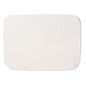 Waterproof White Solid Large Premium Adult Mat | Easy to Clean &amp; Carry &amp; Travel Friendly | Bed Protector Reusable Underpad | Ideal for Elderly Care | Adult Dry Sheet