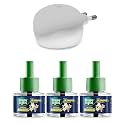 Happy Nights Jasmine Mosquito Refill | Floral Jasmine | Mosquito Repellent | Insect Vaporizer | Safe for Home &amp; Children | 3 Refill (45ml) + 1 Machine