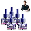 Shadow Securitronics Happy Nights Lemon Eucalyptus Mosquito Repellent Liquid Refill | Mama’s Choice Natural Protection | Oil Based Vaporiser Refill | Long Lasting Fresh Fragrance | 45ml Each Pack of 5