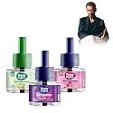 Shadow Securitronics Happy Nights Plug In Room Freshener Combo|Jasmine,Lavender &amp; Rose Fragrance|Floral Room Freshener for Home,Office,Bedroom &amp; Bathroom|3 Refills (45ml Each) + 1 Machine,Oil
