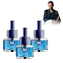 Happy Nights Plug In Room Freshener Kit | Aqua Fragrance | Floral Air Freshener for Home, Bedroom, Bathroom, Office and Living Spaces | Long-Lasting &amp; Safe | 3 Refill (45ml) + 1 Machine
