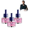 Shadow Securitronics Happy Nights Plug In Room Freshener Kit|Rose Fragrance|Floral Air Freshener for Home,Bedroom,Bathroom,Office and Living Spaces|3 Refill (45ml) + 1 Machine,Oil