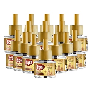 happy nights sambrani loban mosquito refillherbal sambrani loban repellentinsect vaporizer completely herbal safe for children45 ml pack of 15 refill plus 1 machine