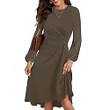 Happy Sailed Women39s Long Sleeve Ruched Waist