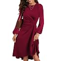 Happy Sailed Women39s Long Sleeve Ruched Waist
