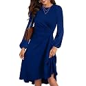 Happy Sailed Women39s Long Sleeve Ruched Waist