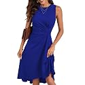 Happy Sailed Women39s Summer Dresses Sleeveless Ruched