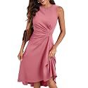 Happy Sailed Women39s Summer Dresses Sleeveless Ruched