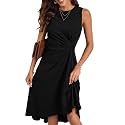 Happy Sailed Women39s Summer Dresses Sleeveless Ruched