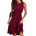 Happy Sailed Women39s Summer Dresses Sleeveless Ruched