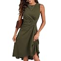 Happy Sailed Women39s Summer Dresses Sleeveless Ruched