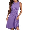 Happy Sailed Women39s Summer Dresses Sleeveless Ruched