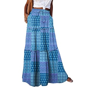 Happy Sailed Womens Floral Print Boho Maxi