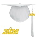 Happy Secret Adult Matte Graduation Cap with 2026 Tassel, Adjustable